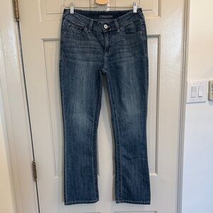 Maurices Dark Blue Boot Cut Jeans Size 10R